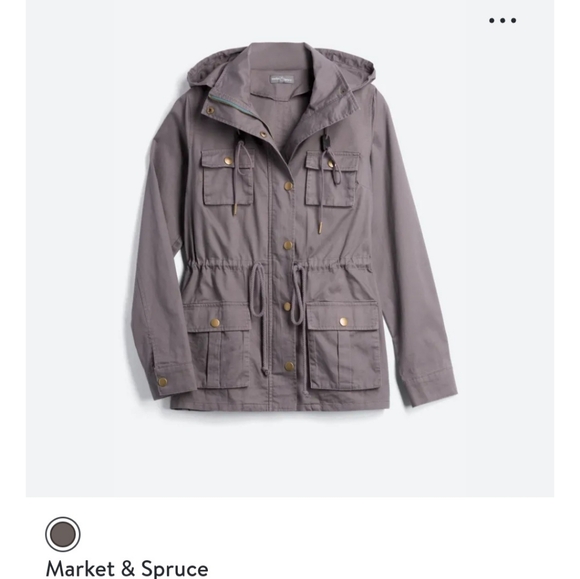 Market & Spruce Jackets & Blazers - Market & Spruce Chaplin Anorak Cargo Jacket, Medium